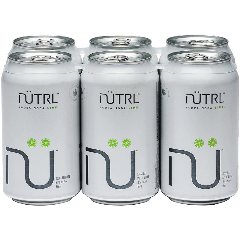 Nutrl Vodka Soda - Lime 6pk